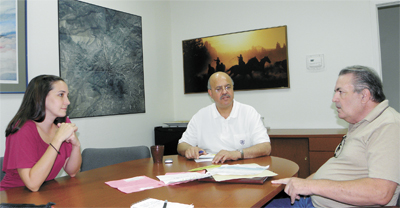 Jessica Marlow, Usama Abujbarah and Joe Fendler